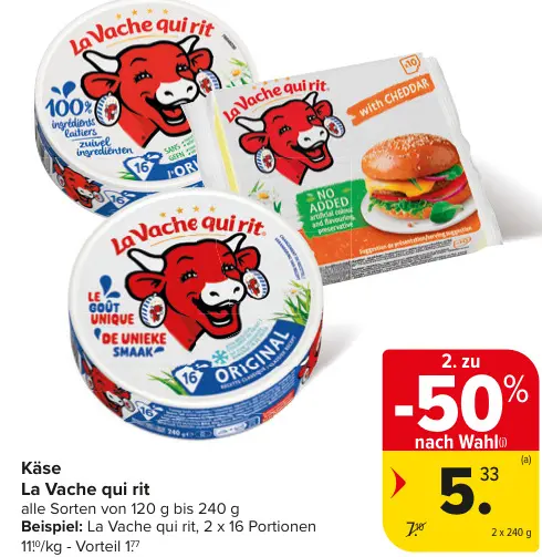 Offre: Käse La Vache qui rit