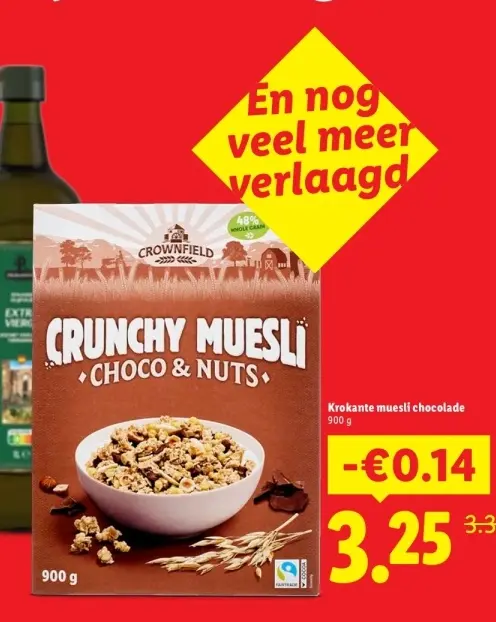 Aanbieding: Crunchy Muesli Choco & Nuts
