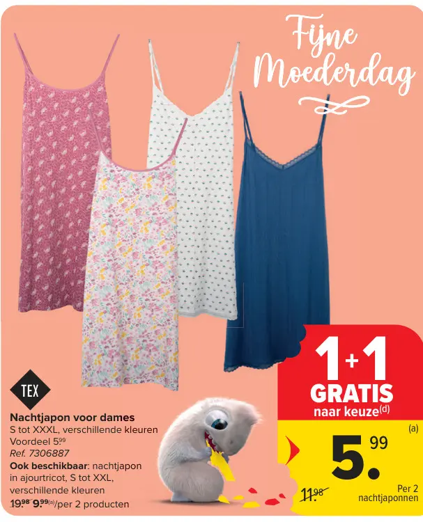 Promotie: Nachtjapon voor dames