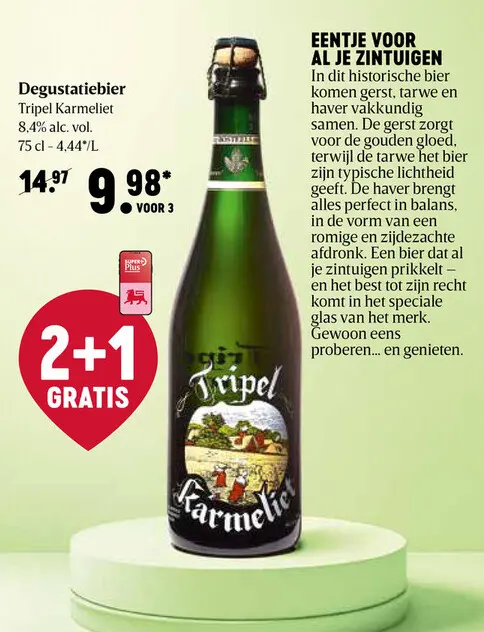 Promotie: Blond bier | Tripel | 8,4% alc. | Fles
