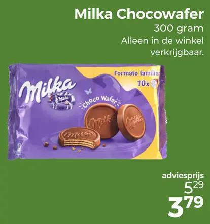 Aanbieding: Chocowafer