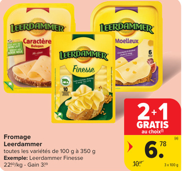 Offre: Fromage Leerdammer