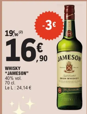 Promotie: Whisky "Jameson"