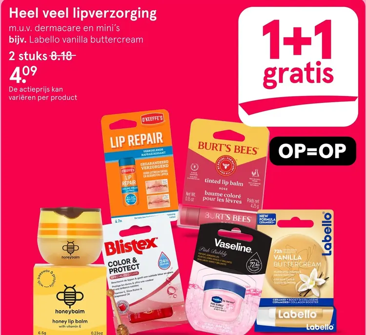 Aanbieding: Lipverzorging