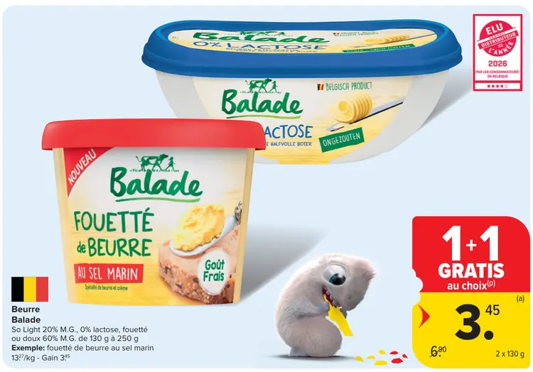 Offre: Beurre