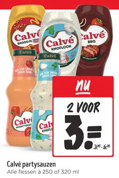 Aanbieding: Calvé partysauzen