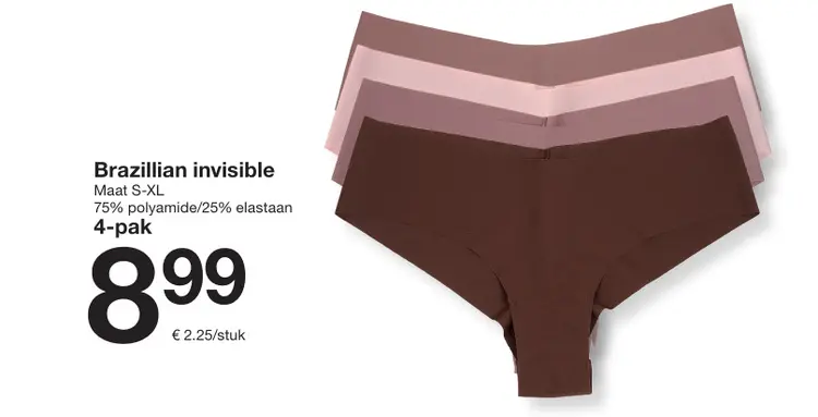Aanbieding: Brazillian invisible