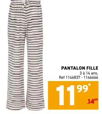 Offre: Pantalon fille