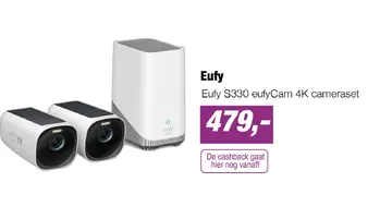 Aanbieding: Eufy S330 eufyCam 4K cameraset
