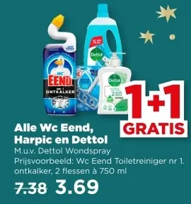 Aanbieding: Alle Wc Eend, Harpic en Dettol