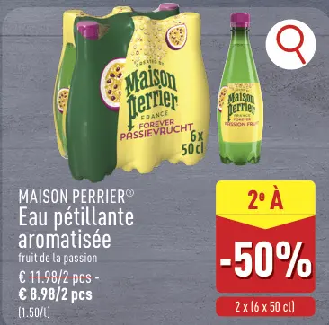 Offre: Eau pétillante aromatisée