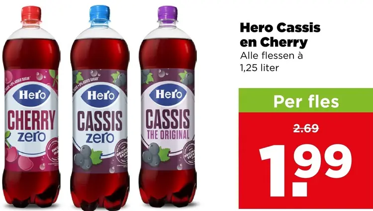 Aanbieding: Cassis en Cherry