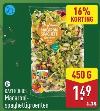 Aanbieding: Macaroni-spaghettigroenten