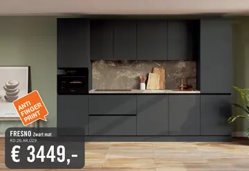 Aanbieding: FRESNO Zwart mat