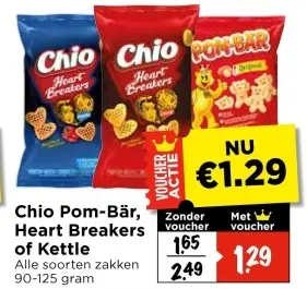 Aanbieding: Chio Pom-Bär, Heart Breakers of Kettle