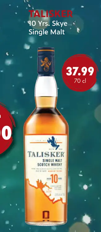 Aanbieding: Talisker 10 Yrs. Skye Single Malt
