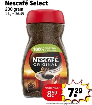 Promotie: Nescafé Select