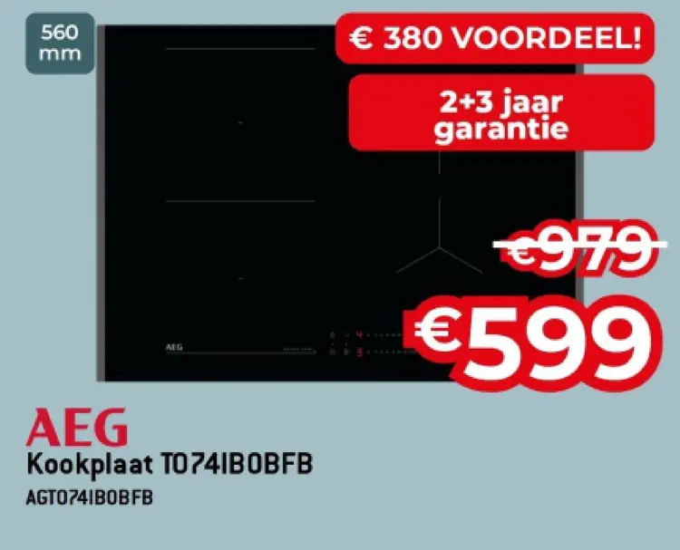 Promotie: Kookplaat T074IBOBFB