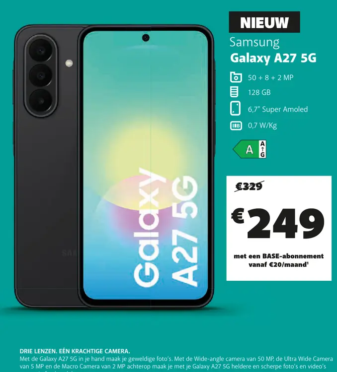 Promotie: Galaxy A27 5G