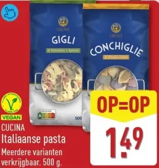 Aanbieding: Italiaanse pasta