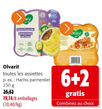 Offre: Toutes les assiettes