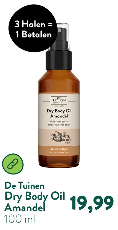 Aanbieding: Dry Body Oil Amandel