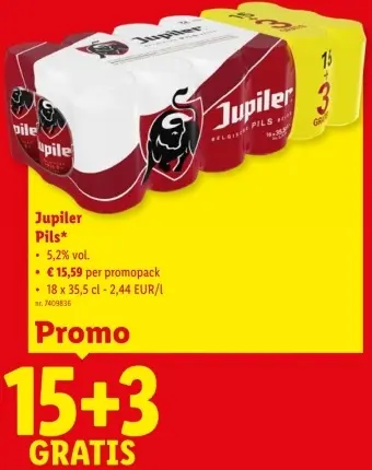 Promotie: Jupiler Pils