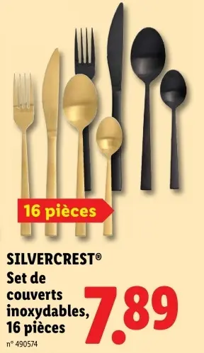 Offre: Set de couverts inoxydables
