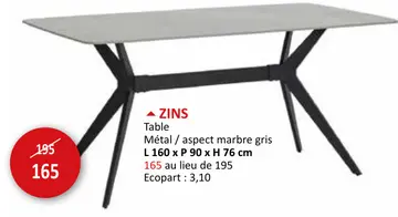 Offre: Chaise Cherokee 55x57x97cm - tissu - jaune