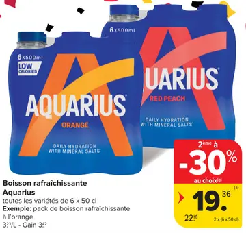 Offre: Boisson rafraîchissante