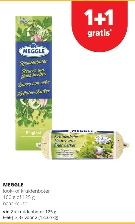 Promotie: MEGGLE look- of kruidenboter
