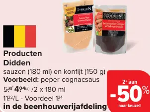 Promotie: Didden Sauzen en konfijt