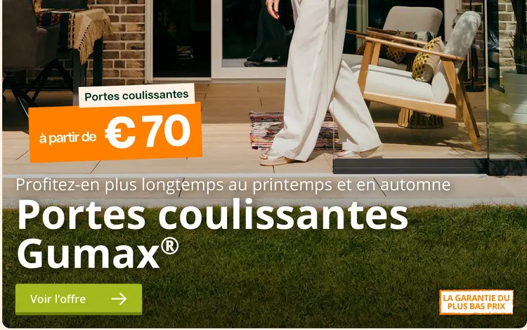 Offre: Portes coulissantes