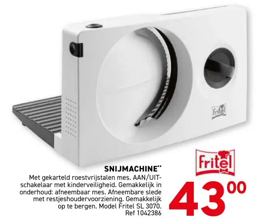 Promotie: Snijmachine