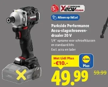 Aanbieding: Performance Accu-slagschroevendraaier