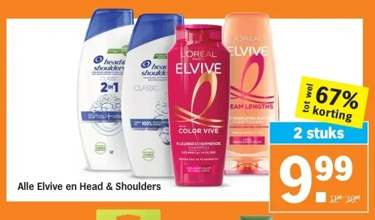 Aanbieding: Alle Elvive en Head & Shoulders