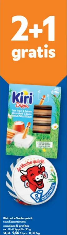 Offre: Kiri Dippi ou La Vache qui rit