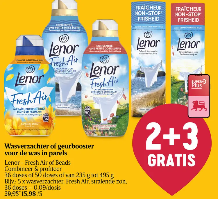 Promotie: Wasverzachter of geurbooster voor de was in parels