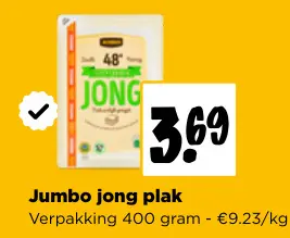 Promotie: Jumbo jong plak