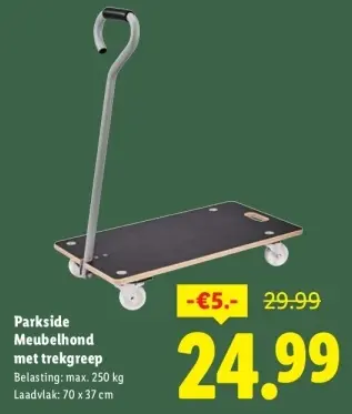 Aanbieding: Meubelhond met rekgreep