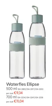 Aanbieding: Mepal waterfles ellipse 500 ml nordic sage