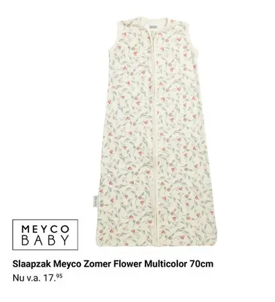 Aanbieding: Slaapzak Meyco Zomer Flower Multicolor