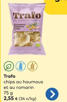 Offre: Trafo chips au houmous et au romarin
