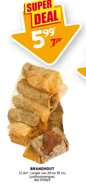 Promotie: Brandhout