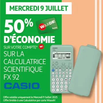 Aanbieding: Calculatrice Scientifique FX 92