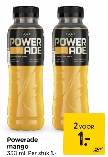 Aanbieding: Powerade mango