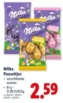 Promotie: Paaseitjes