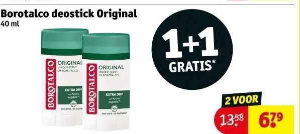 Promotie: Borotalco deostick Original