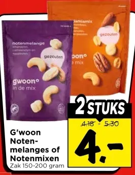 Aanbieding: Notenmelanges of Notenmixen