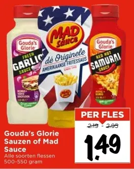 Aanbieding: Gouda's Glorie Sauzen of Mad Sauce